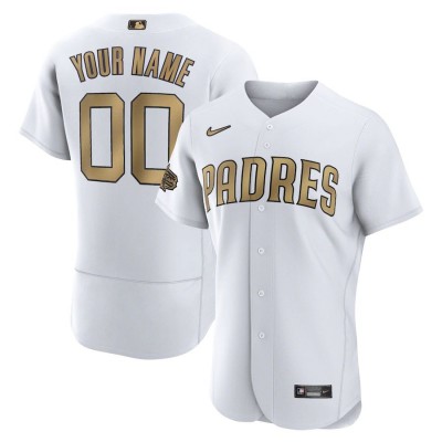 San Diego Padres Custom Men's Nike White 2022 MLB AllStar Game Authentic Jersey